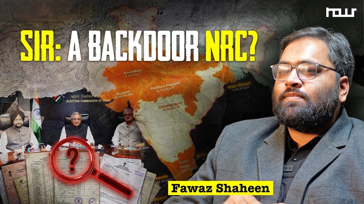 SIR Explained: Law, Citizenship & Exclusion | Adv. Fawaz Shaheen